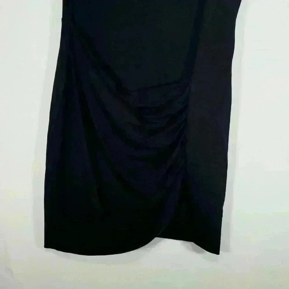 Theory Revolve 100% Pima Cotton Sunly Faux Wrap Mini Dress Minimalist Classic M - Picture 6 of 16